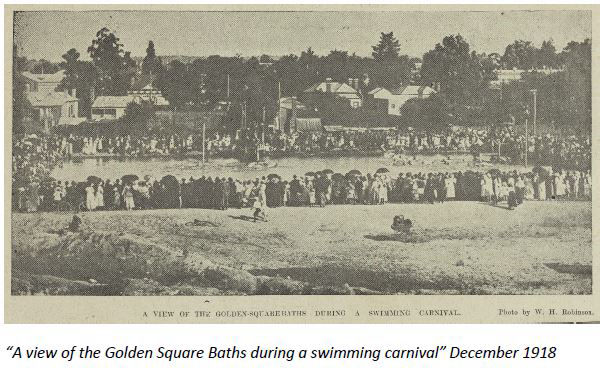 golden square pool 1918 carnival