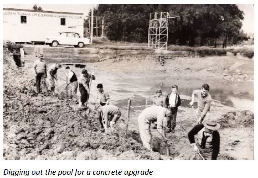 golden square pool concrete upgrade