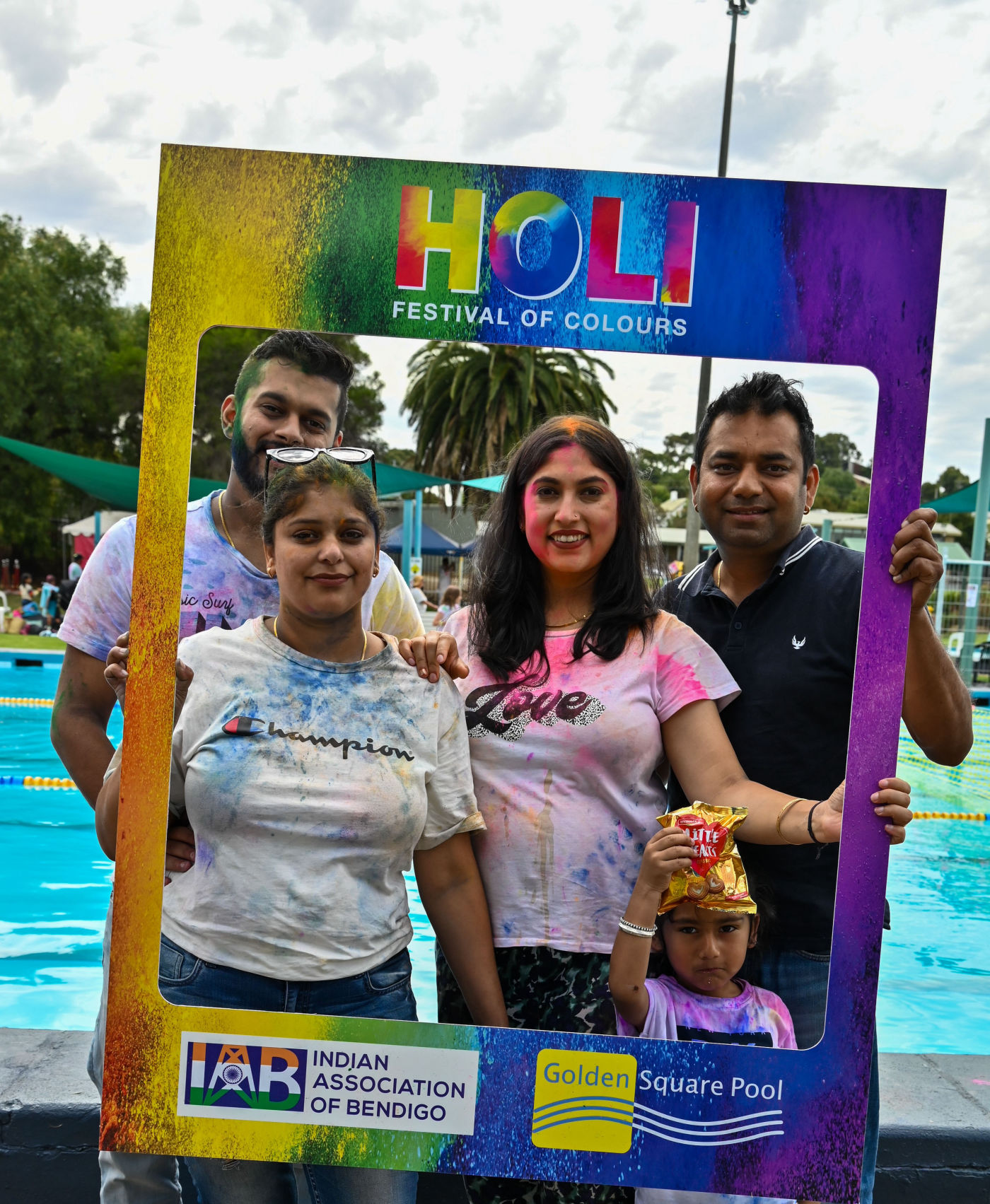 Holi Festival Golden Square Pool