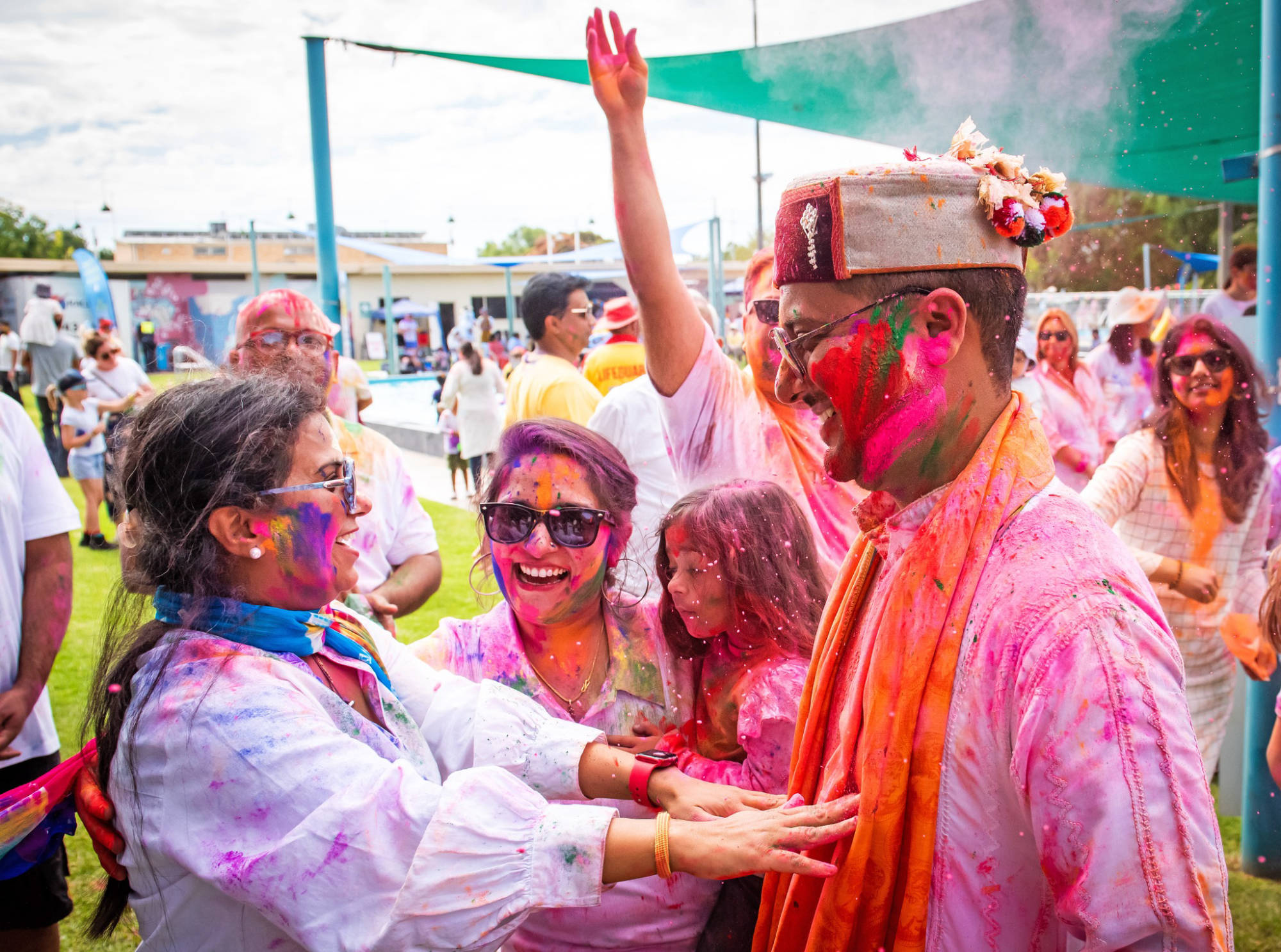 holi festival golden square pool 2023