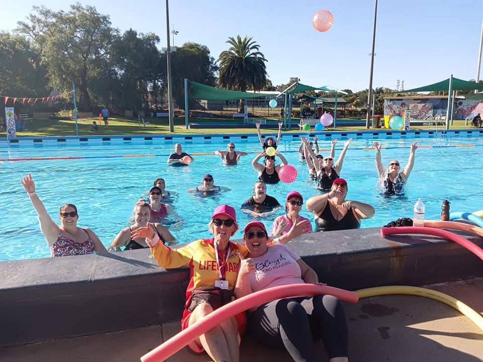 golden square pool water aerobics